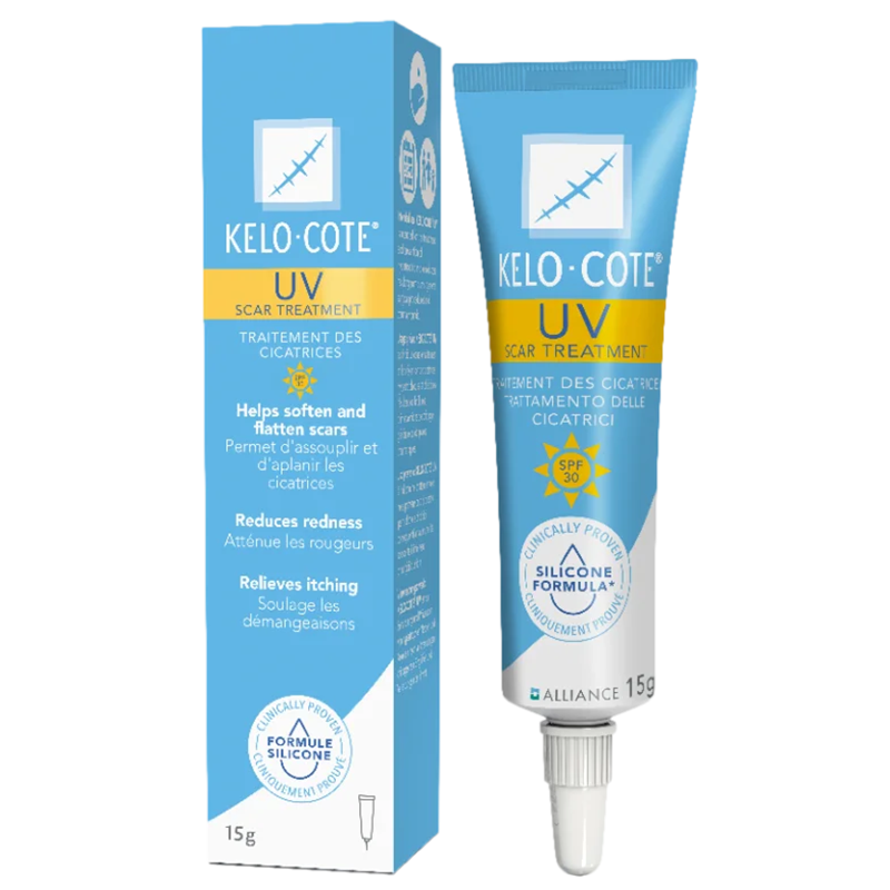 Kelo-cote Soilare UV, żel silikonowy na blizny, SPF 30, 15 g