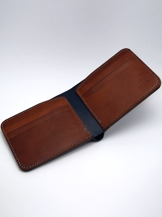 Portfel ręcznie robiony ze skóry naturalnej