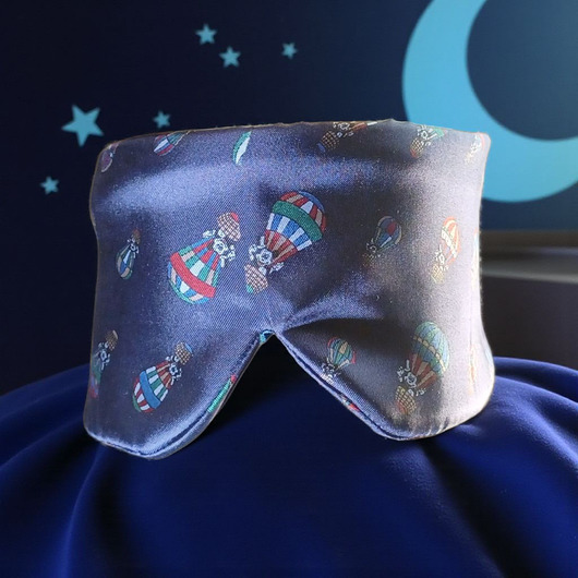 Jedwabna opaska na oczy + gumka