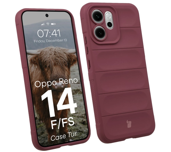 Bizon Pancerne Tur do Oppo Reno 14 F / FS Fioletowy