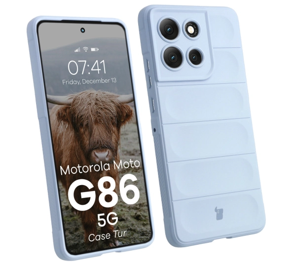 Bizon Pancerne Tur do Motorola Moto G86 Power 5G jasnoniebieski