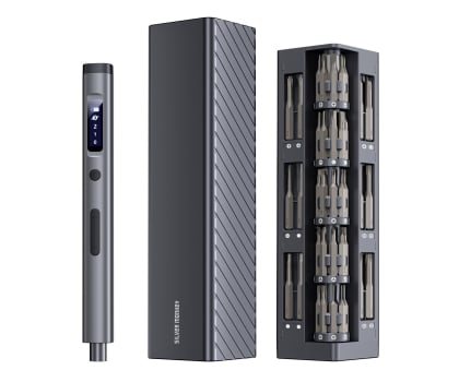 Silver Monkey Zestaw precyzyjnego elektrycznego wkrętaka – 57 elementów