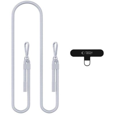 Smycz do telefonu TECH-PROTECT C5SE Rope Crossbody Strap Szary