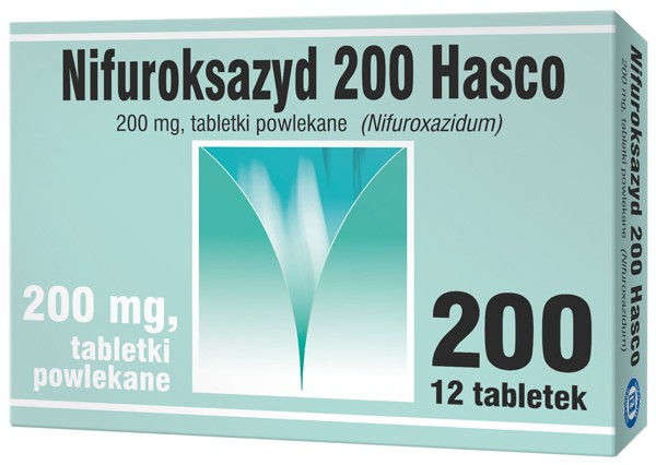 Hasco-Lek Nifuroksazyd 200mg 12 szt.