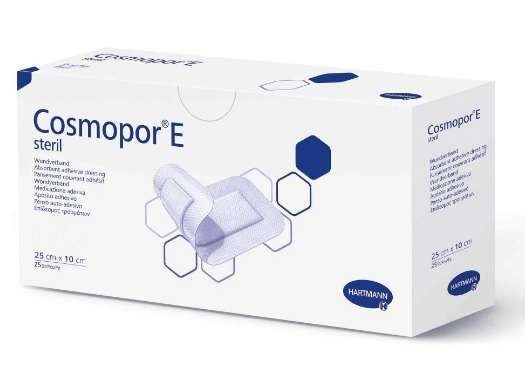 Hartmann Plastry cosmopor e jałowe samoprzylepne 25 x 10cm x 25szt