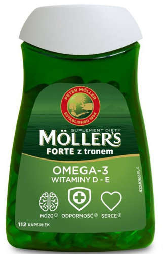 Axellus Mollers Tran Norweski Forte 112 szt.