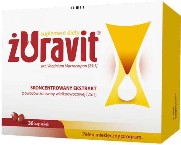 Herbapol Żuravit - Ekstrakt z Żurawiny 36 szt.