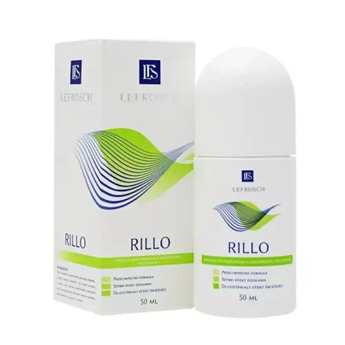 Lefrosch Rillo Emulsja zapobiegająca nadmiernej potliości 50ml