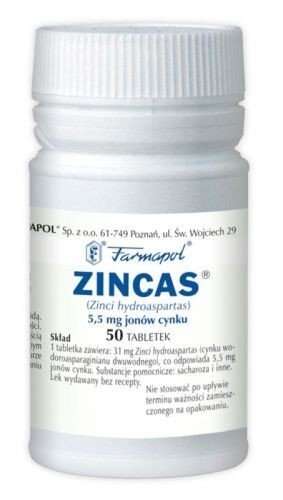 Farmapol Zincas 50 szt.