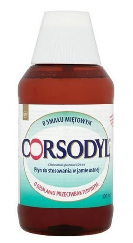 GlaxoSmithKline Corsodyl 0,2% miętowy 300 ml