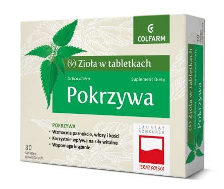 Colfarm Pokrzywa 30 tabletek 8177301