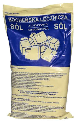 SALCO Sól lecznicza Bocheńska jodowo-bromowa 1kg 3275202