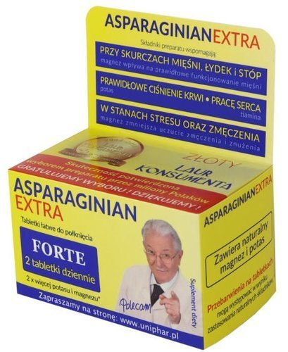 Unipharm Asparaginian Extra 50 szt.