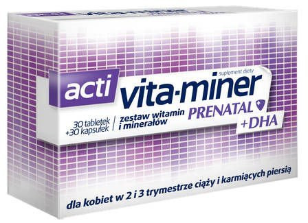 Aflofarm Vita-miner Prenatal DHA 30 szt.