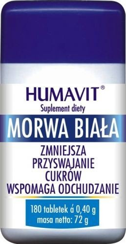 Opinie o Humavit Morwa biała 180 tabletek 8176201