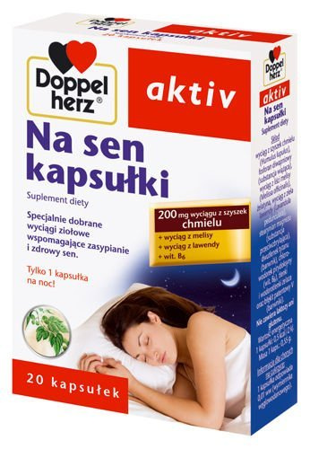 Queisser QUEISSER PHARMA GMBH & CO. Doppelherz aktiv Na sen kapsułki 20 kapsułek