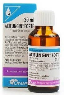 Unia Acifungin Forte Płyn na skórę 30 ml