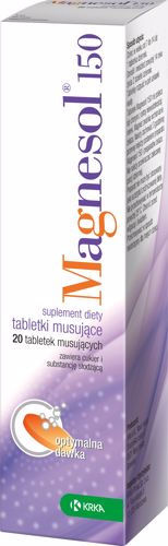 Krka Magnesol 150 tabl.mus 20 szt.