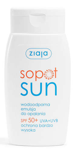 Ziaja Sopot Sun emulsja do opalania wodoodporna SPF50+ 125ml