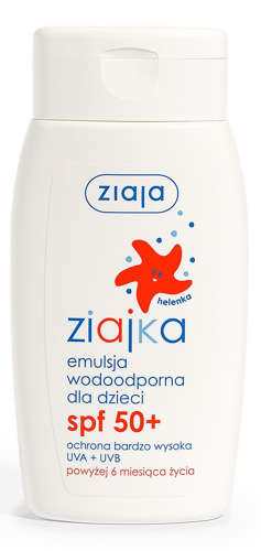 Ziaja Ziajka Słoneczna emulsja wodoodporna dla dzieci powyżej 12 miesięcy SPF50+ 125ml