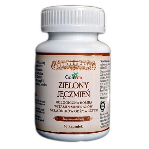 Gorvita Zielony jęczmień 60 szt.