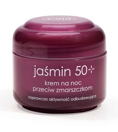 Ziaja Jaśminowa, krem przeciw zmarszczkom na noc 50+, 50 ml