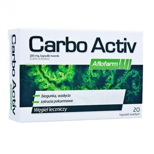 Aflofarm CARBO ACTIV węgiel leczniczy 20 szt.