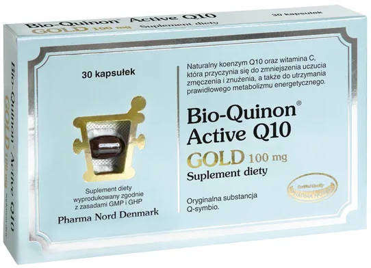 Pharma nord BIO-QUINON ACTIVE Q10 GOLD 100 mg 30 kaps 3089541