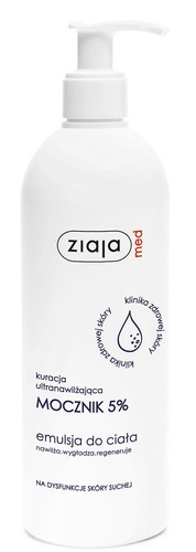 Ziaja med kuracja ultranawilżająca z mocznikiem emulsja do twarzy 50ml