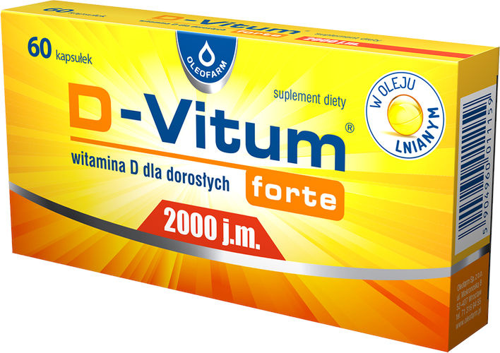 Oleofarm D-Vitum Forte 2000 60 szt.