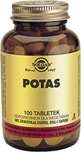 Solgar POTAS (glukonian potasu) 100 szt.