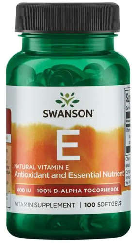 SWANSON Witamina E Naturalna 400 iu 100 kapsułek