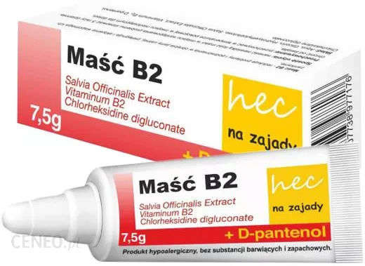 Hecpharma Maść B2 HEC na zajady 7,5 g