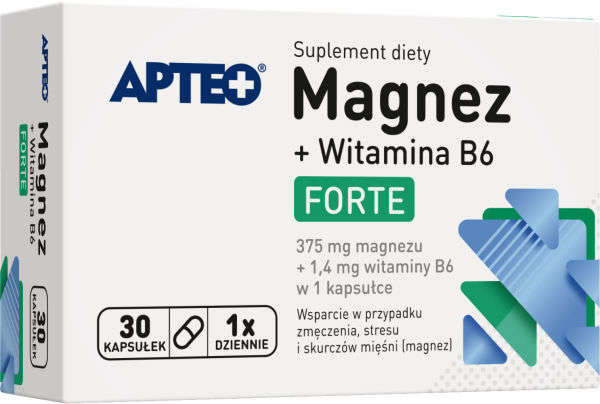Synoptis PHARMA SP Z O.O APTEO Magnez Forte + Wit B6 30kaps 8988601