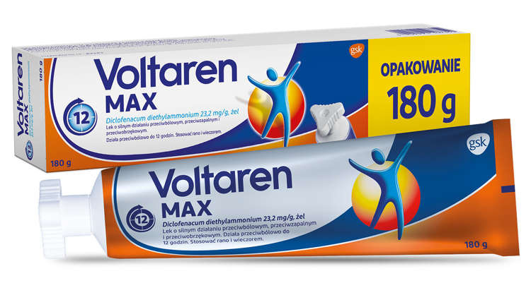 NOVARTIS VOLTAREN MAX 180 g żel