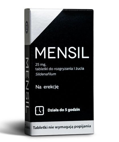 PRZEDSIĘBIORSTWO PRODUKCJI FARMACEUTYCZNEJ HASCO-L Mensil (Sildenafil 25mg) lek na impotencję 2 tabletki 3341671