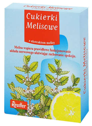 REUTTER Cukierki Melisowe 50g REUTTER 21SZUCURME