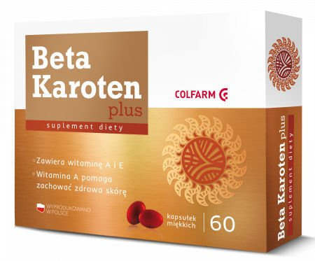 Colfarm Beta Karoten plus x 60 kaps