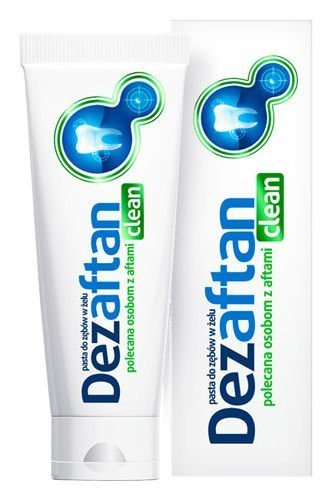 Aflofarm FARMACJA POLSKA SP Z O Polska DEZAFTAN CLEAN Pasta do zębów w żelu 75 ml 7071093