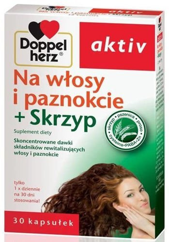 Queisser Pharma Doppelherz Aktiv Na Włosy i Paznokcie + Skrzyp 30 szt.