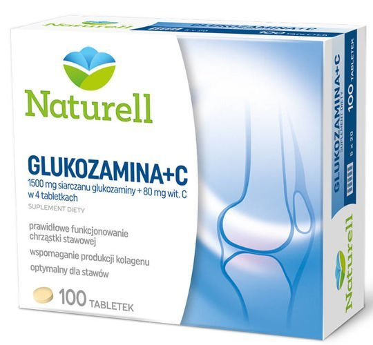 Naturell USP Zdrowie Glukozamina + C 100 tabl 3452821