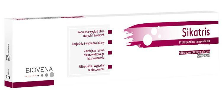 BIOVENA Plast.sikatris silik.n/blizny 5x30cm x 1