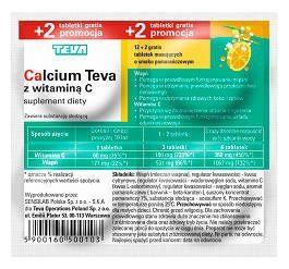 Teva Calcium 14 tabletek musujących 4057711