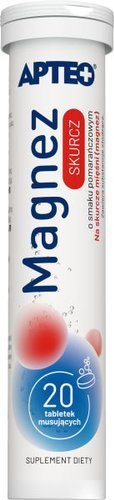 Synoptis MAGNEZ SKURCZ O smaku pomarańczowym 20 tabl mus 3168961