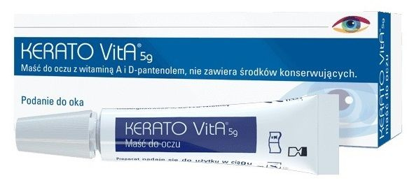 PHARM SUPPLY Kerato VitA maść do oczu 5 g Wysyłka kurierem tylko 10,99 zł