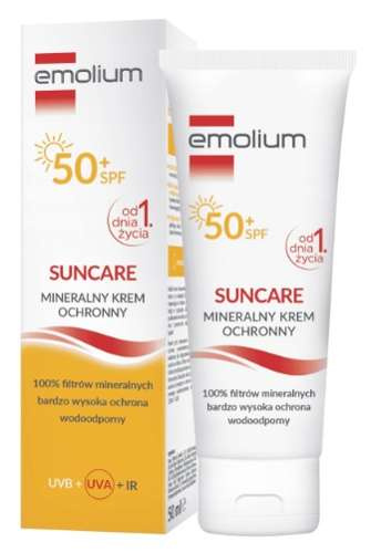 Emolium SUNCARE Mineralny Krem ochronny SPF 50, 7076581