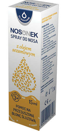 Oleofarm Nosonek spray do nosa z olejem sezamowym 15 ml 9099704
