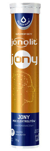 OLEOFARM Jonolit Jony, suplement diety, 20 tabletek musujących