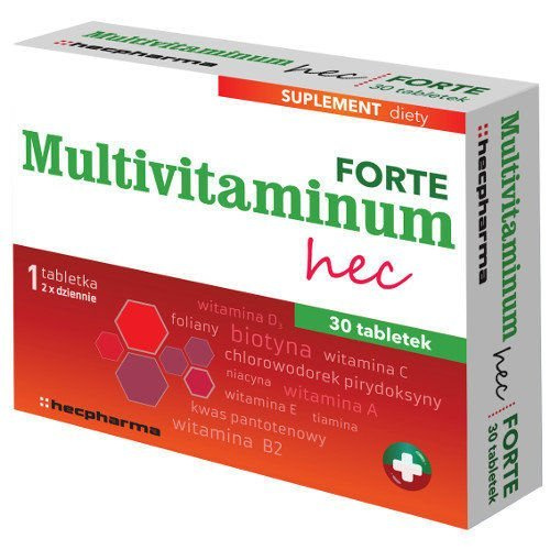HECPHARMA Multivitaminum HEC forte x 30 tabl