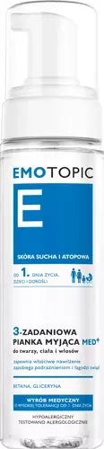 Dr Irena Eris Pharmaceris E EMOTOPIC szampon nawilżający w piance 200ml + szampon kojący 125ml GRATIS